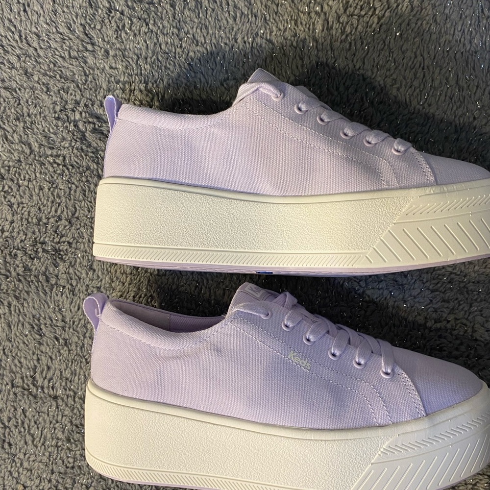 Keds Purple and White Chunky Sneakers